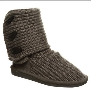 Bear Paw Tall Knit Boots
